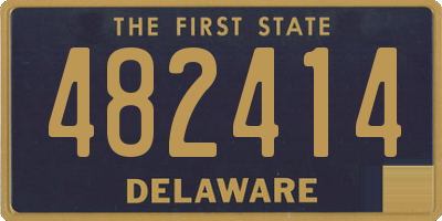 DE license plate 482414