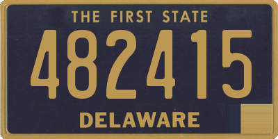 DE license plate 482415
