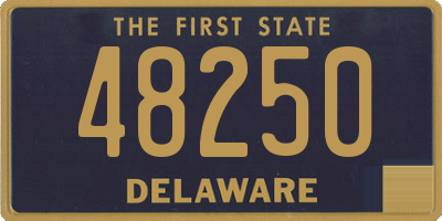 DE license plate 48250