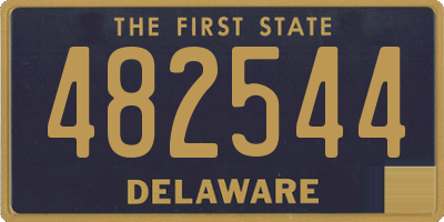 DE license plate 482544