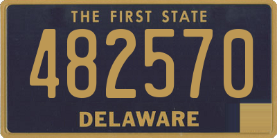 DE license plate 482570