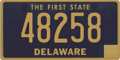 DE license plate 48258