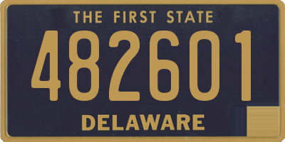 DE license plate 482601
