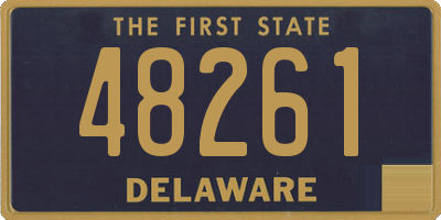 DE license plate 48261