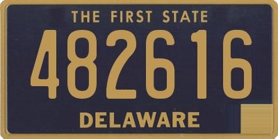 DE license plate 482616