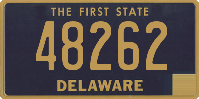 DE license plate 48262
