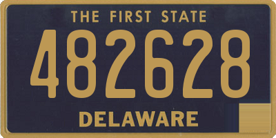 DE license plate 482628