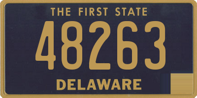 DE license plate 48263