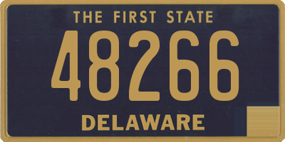 DE license plate 48266