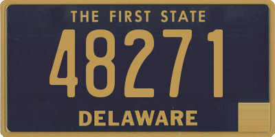 DE license plate 48271