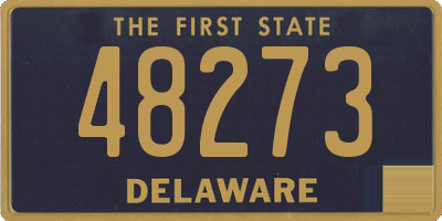 DE license plate 48273