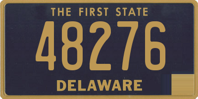 DE license plate 48276