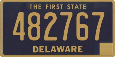 DE license plate 482767