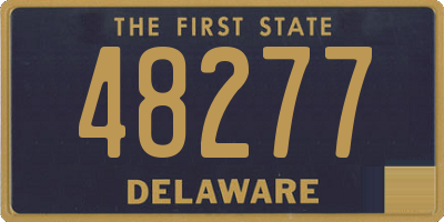 DE license plate 48277