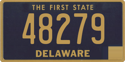 DE license plate 48279
