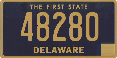 DE license plate 48280