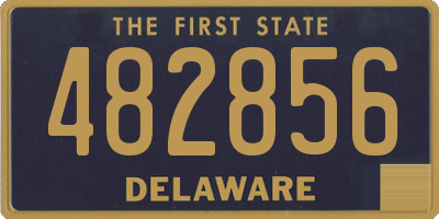 DE license plate 482856