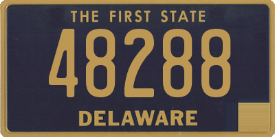 DE license plate 48288