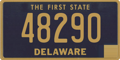 DE license plate 48290