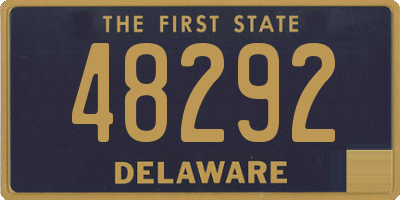 DE license plate 48292
