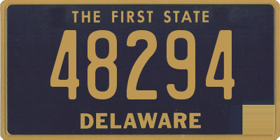 DE license plate 48294
