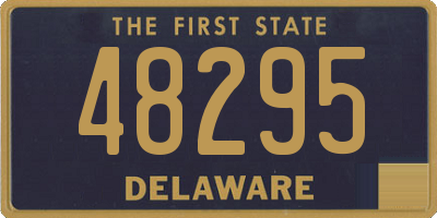 DE license plate 48295