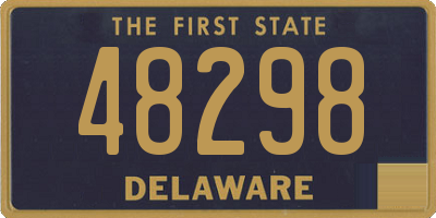DE license plate 48298