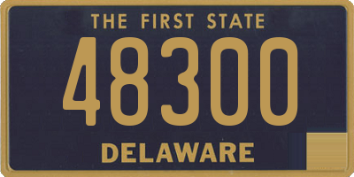 DE license plate 48300