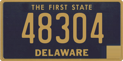 DE license plate 48304