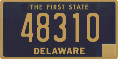 DE license plate 48310
