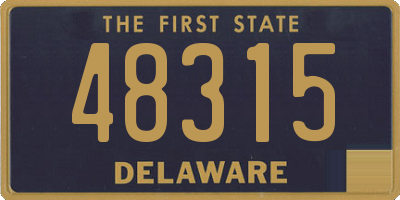 DE license plate 48315