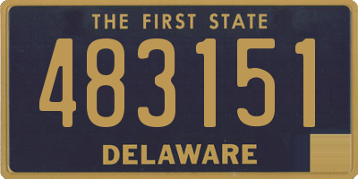 DE license plate 483151