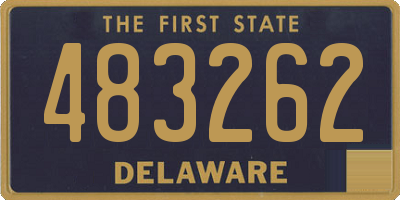 DE license plate 483262