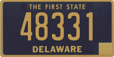DE license plate 48331