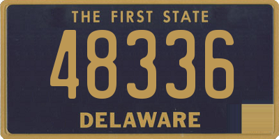 DE license plate 48336