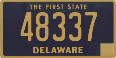 DE license plate 48337