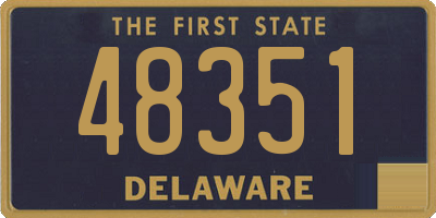 DE license plate 48351