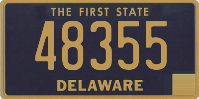DE license plate 48355
