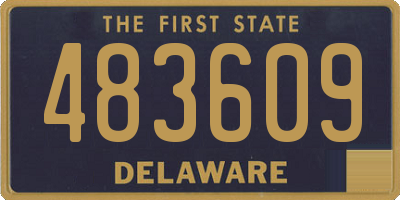 DE license plate 483609