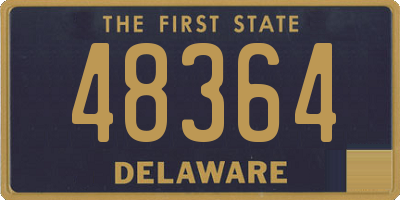 DE license plate 48364