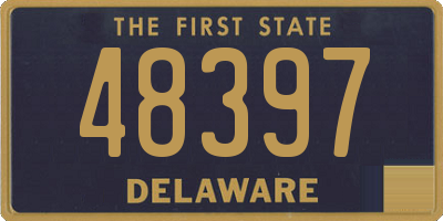 DE license plate 48397
