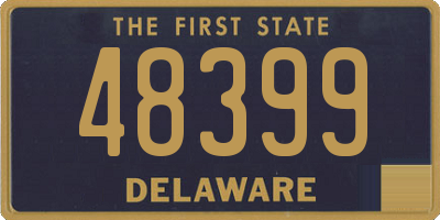 DE license plate 48399