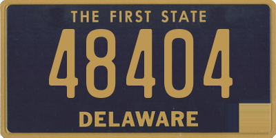 DE license plate 48404