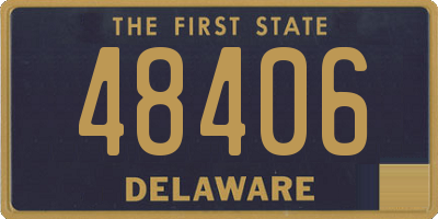 DE license plate 48406