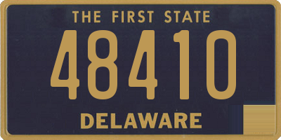 DE license plate 48410