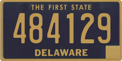 DE license plate 484129