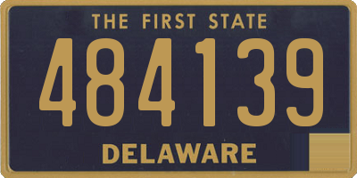 DE license plate 484139