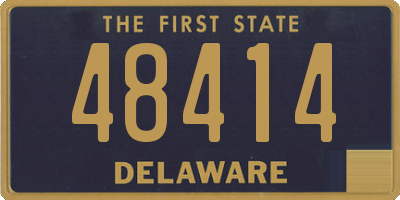 DE license plate 48414