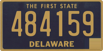 DE license plate 484159
