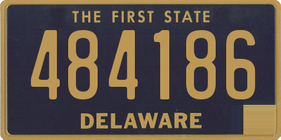 DE license plate 484186